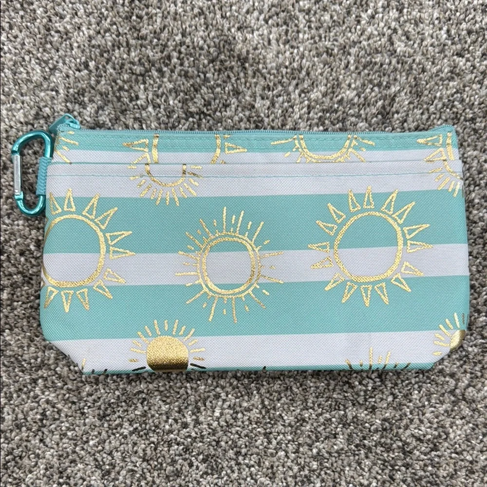 Thirty-One Sunburst Zipper Pouch ~ One Size